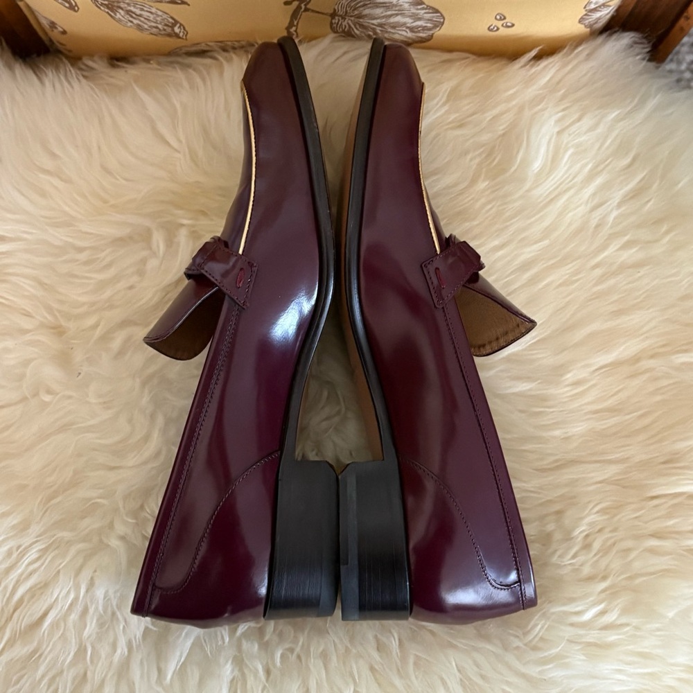 New Salvatore Ferragamo Burgundy Loafers - Picture 6 of 7